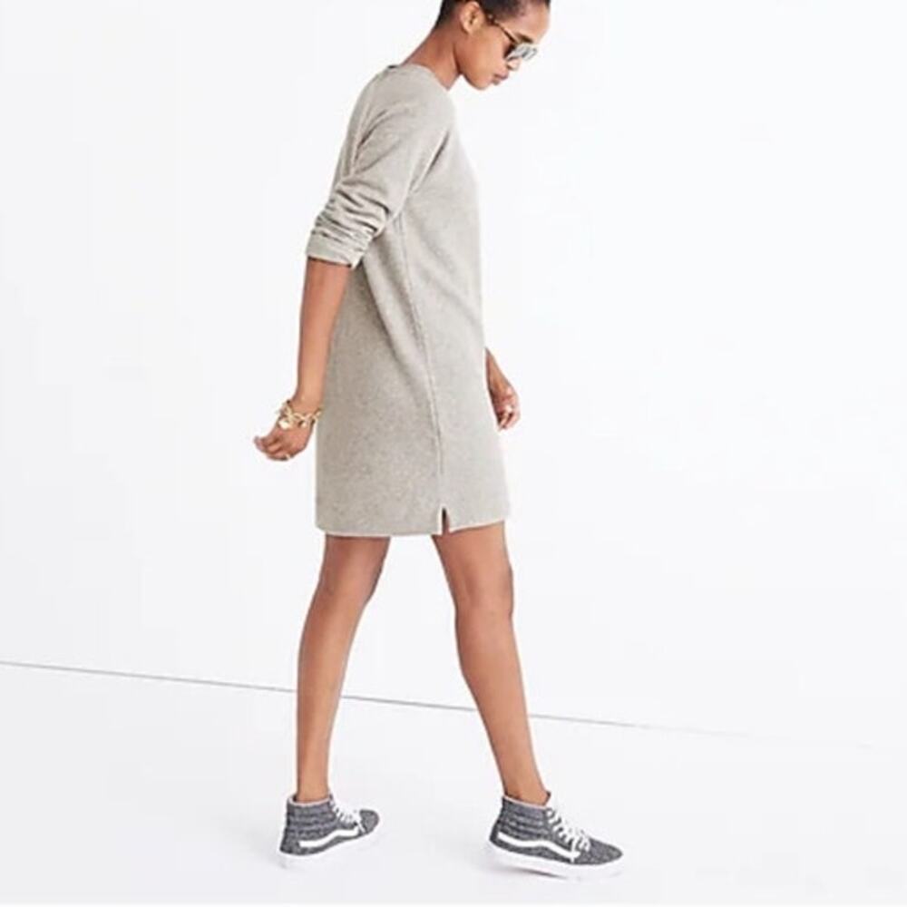 Madewell Heather Gray Sweatshirt Mini Dress in Sz XS